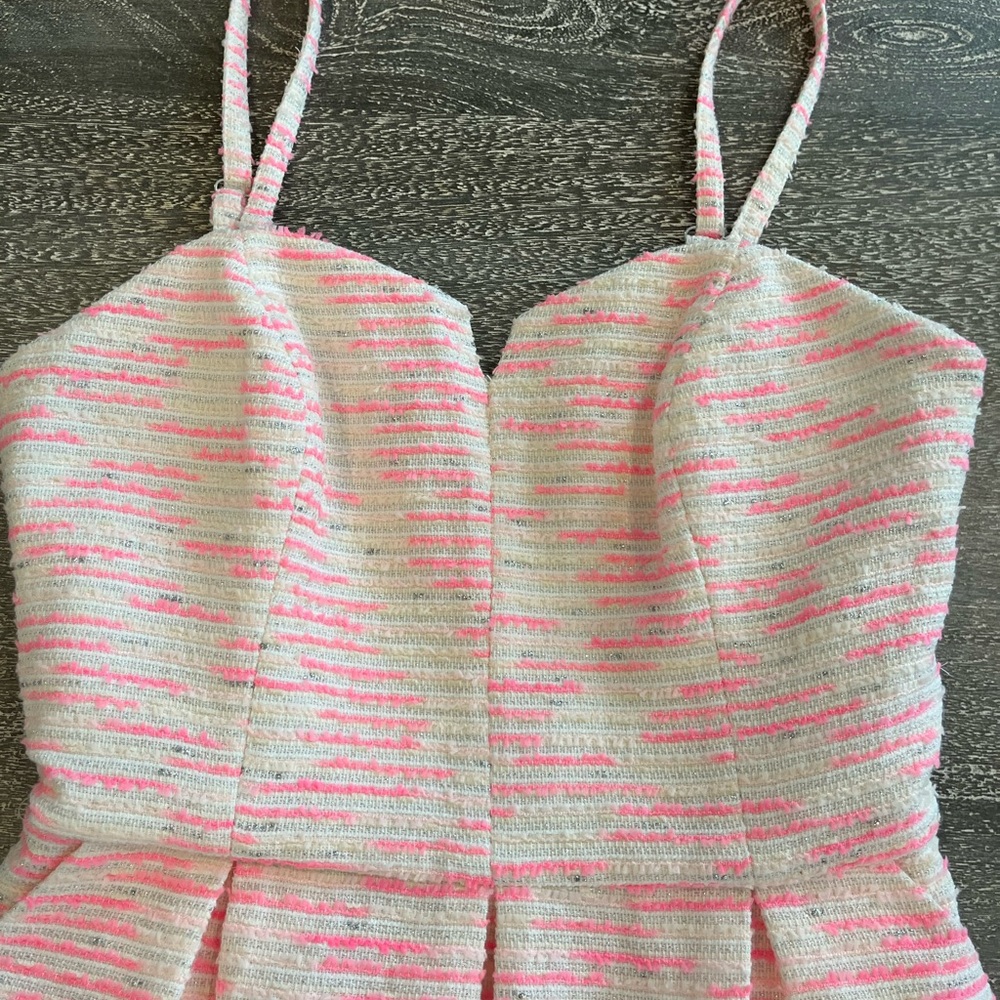Moulinette Soeurs Pink and White Mini Dress - Picture 15 of 16